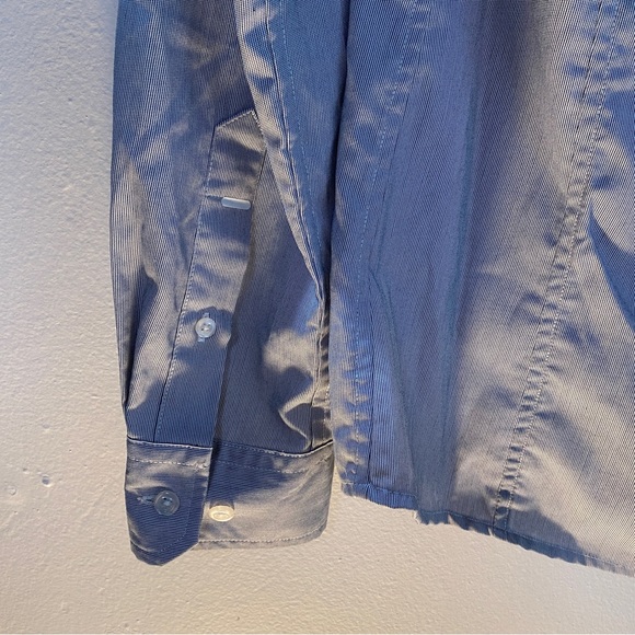 Betabrand Oxnard Button Down Shirt Gray Size Medium - Picture 5 of 7